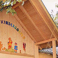 Kindergarten; hier der Eingangsbereich