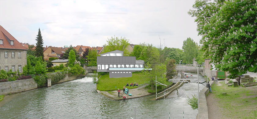 PROJEKTIERUNG/ENTWURF : Insel-Café in Hildesheim